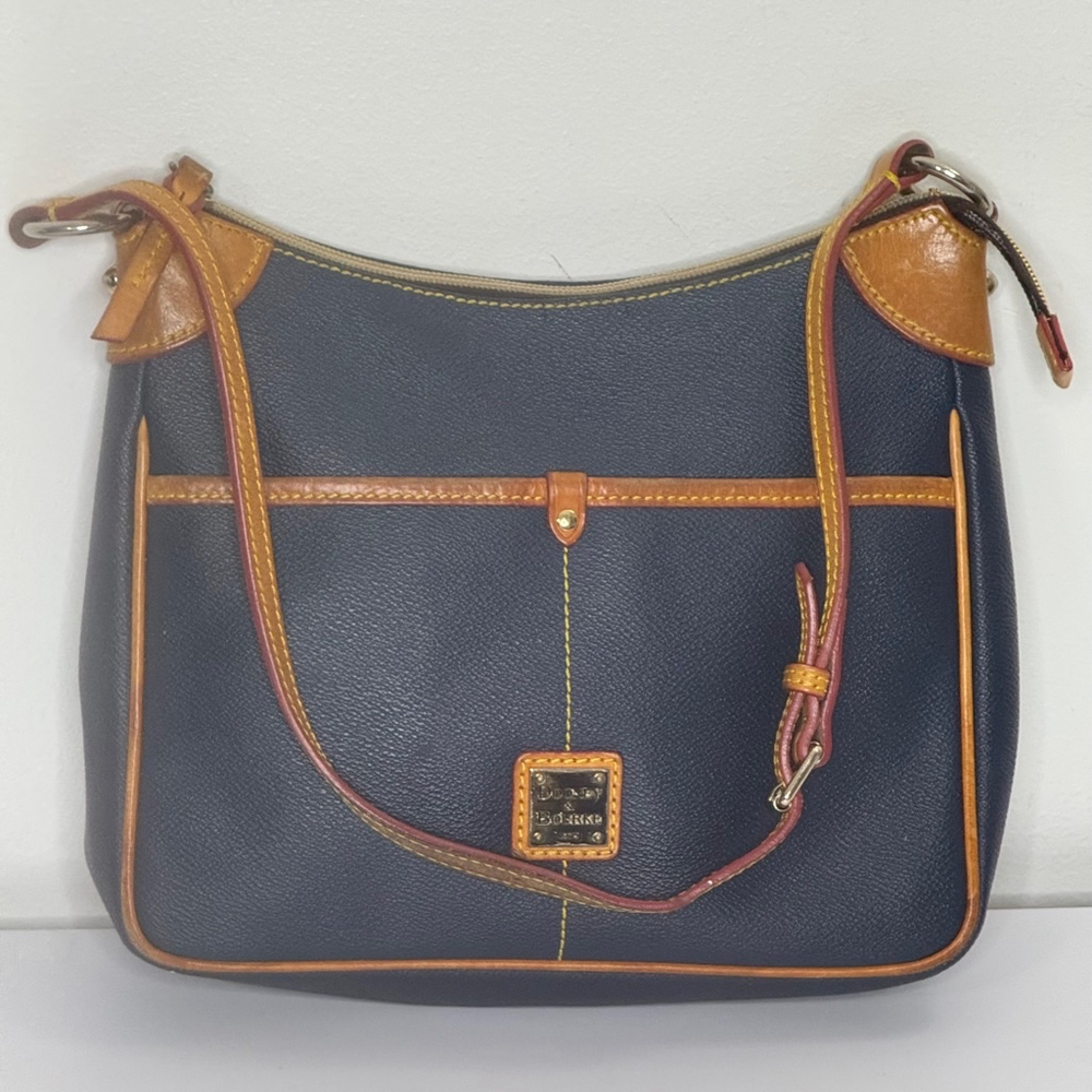 Dooney & Bourke Kimberly Pebble Grain Slate Blue Shoulder Bag